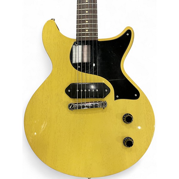 Used Collins 290 Vintage Yellow Solid Body Electric Guitar
