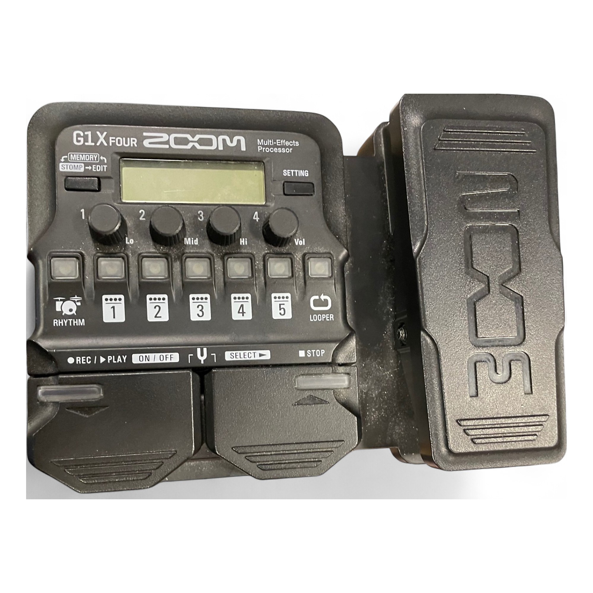 Zoom G1X FOUR Multi Effect Processor Stomp Pedal w/ AC
