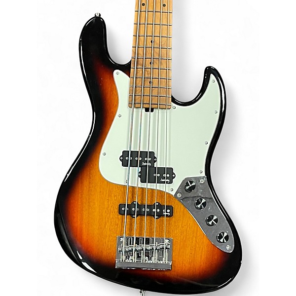 Used Sadowsky Guitars metroexpress pj 5 string Tobacco Sunburst Electric Bass Guitar