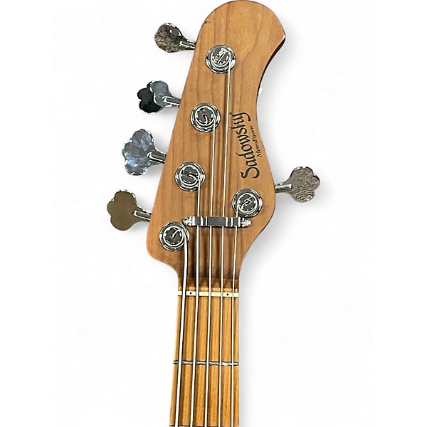 Used Sadowsky Guitars metroexpress pj 5 string Tobacco Sunburst Electric Bass Guitar