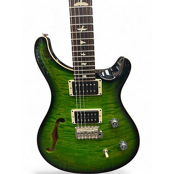 Used PRS CE24 Hollowbody ERIZA VERDE SMOKEBURST Hollow Body Electric Guitar