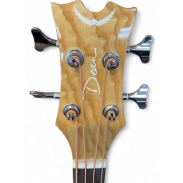 Used 2020s Dean EQABA GN Natural Acoustic Bass Guitar