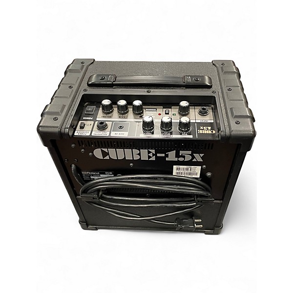 Used Roland Cube 15X 1X8 15W Guitar Combo Amp