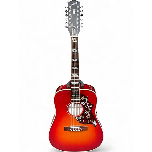 Used Gibson Limited Edition Hummingbird 12 String Heritage Cherry Sunburst 12 String Acoustic Electric Guitar