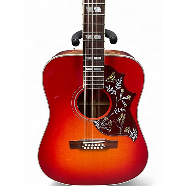 Used Gibson Limited Edition Hummingbird 12 String Heritage Cherry Sunburst 12 String Acoustic Electric Guitar