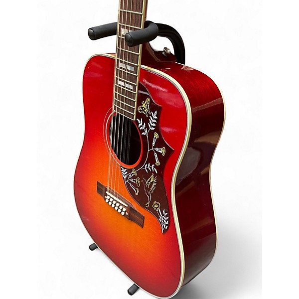 Used Gibson Limited Edition Hummingbird 12 String Heritage Cherry Sunburst 12 String Acoustic Electric Guitar