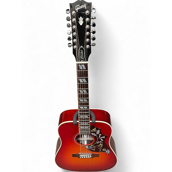 Used Gibson Limited Edition Hummingbird 12 String Heritage Cherry Sunburst 12 String Acoustic Electric Guitar