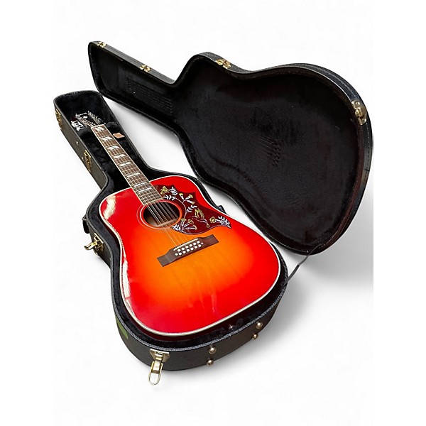 Used Gibson Limited Edition Hummingbird 12 String Heritage Cherry Sunburst 12 String Acoustic Electric Guitar