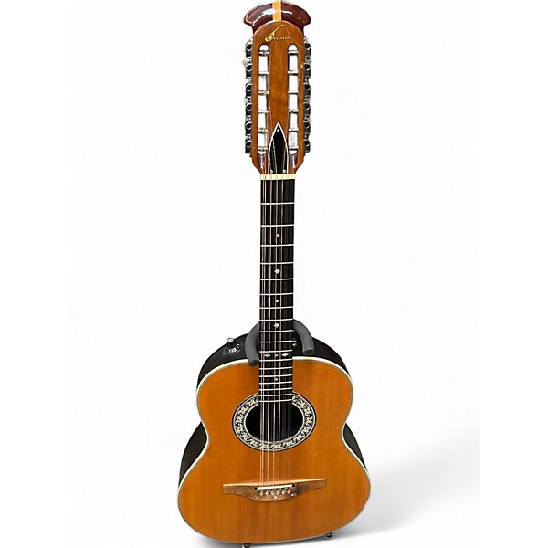 Vintage 1979 Ovation 1615 Natural 12 String Acoustic Electric Guitar