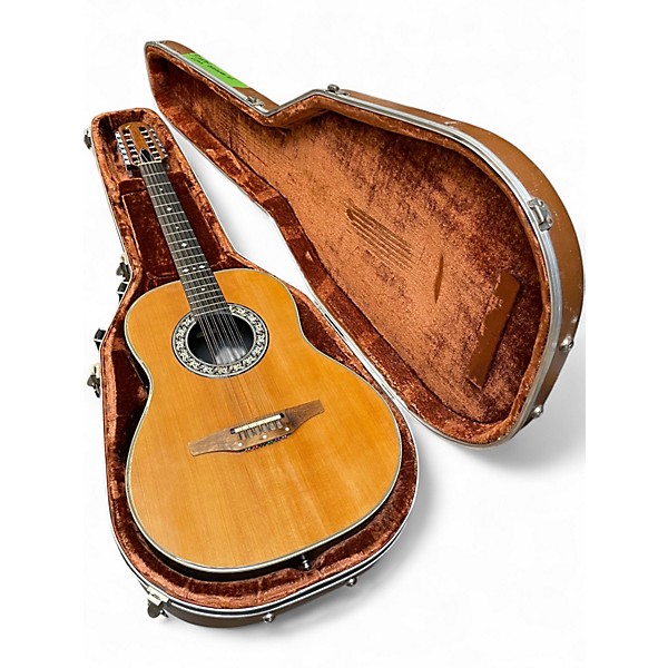 Vintage 1979 Ovation 1615 Natural 12 String Acoustic Electric Guitar