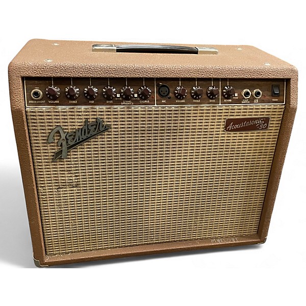 Used Fender Acoustasonic 30 Acoustic Guitar Combo Amp
