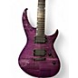 Used ESP LTD H3 1000 Deluxe Trans purple Solid Body Electric Guitar