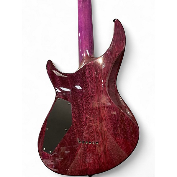 Used ESP LTD H3 1000 Deluxe Trans purple Solid Body Electric Guitar