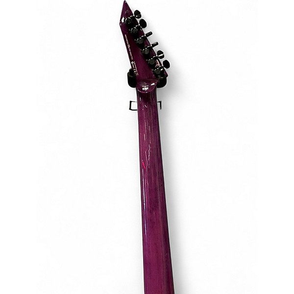 Used ESP LTD H3 1000 Deluxe Trans purple Solid Body Electric Guitar