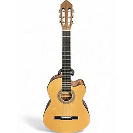 Used Lucero LC100CE Natural Classical Acoustic Electric Guitar
