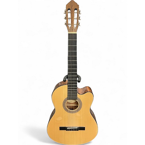 Used Lucero LC100CE Natural Classical Acoustic Electric Guitar