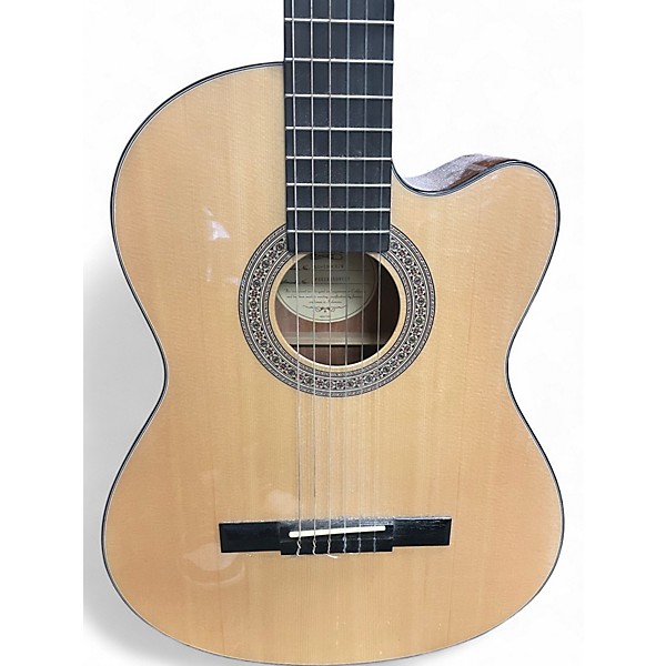 Used Lucero LC100CE Natural Classical Acoustic Electric Guitar