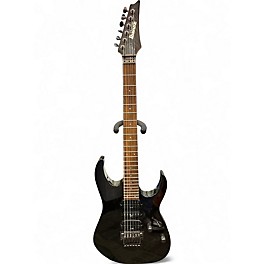 Used Ibanez RG1570 RG Series Metallic Black Solid Body Electric Guitar
