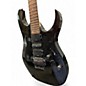 Used Ibanez RG1570 RG Series Metallic Black Solid Body Electric Guitar