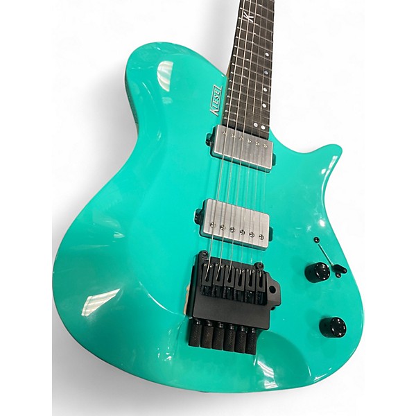 Used Kiesel ZEUS MIAMI GREEN Solid Body Electric Guitar