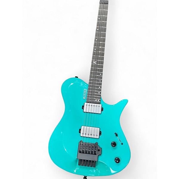 Used Kiesel ZEUS MIAMI GREEN Solid Body Electric Guitar