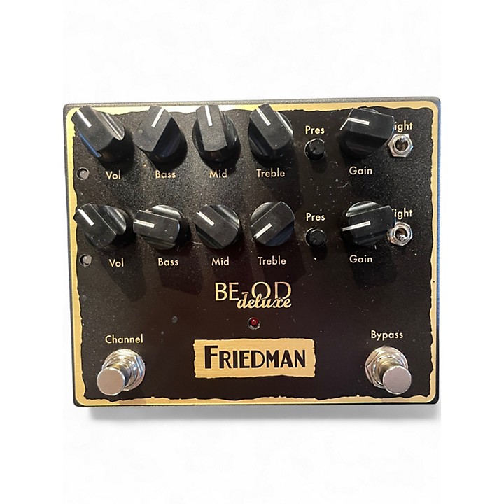 Friedman BE-OD Deluxe Dual Overdrive Pedal - Clockworks