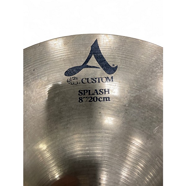 Used Zildjian 8in A Custom Splash Cymbal