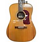 Used Washburn renaissance d36 Natural Acoustic Guitar