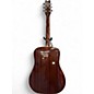Used Washburn renaissance d36 Natural Acoustic Guitar