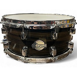 Used ddrum 14X6 Dominion Snare Brushed Olive Metalic Drum