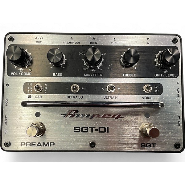 Used Ampeg SGT-DI Bass Preamp