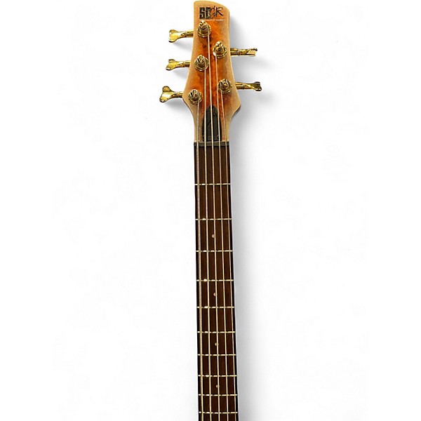 Used Ibanez SR405EPBDXMGU 5 String Mars gold Electric Bass Guitar