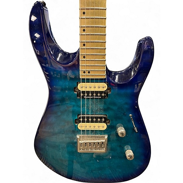 Used Jackson DK2 Pro Dinky Blue Burst Solid Body Electric Guitar