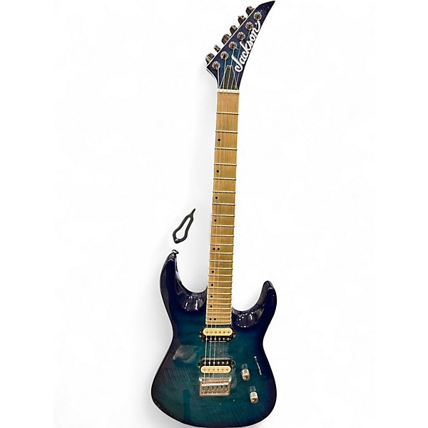 Used Jackson DK2 Pro Dinky Blue Burst Solid Body Electric Guitar