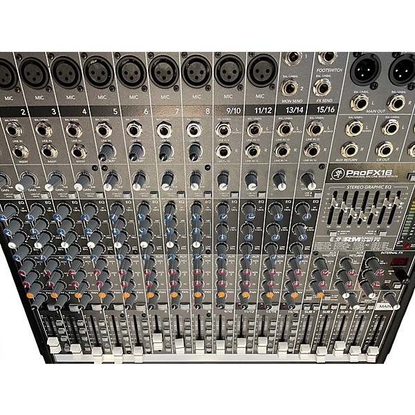 Used Mackie PROFX16 Unpowered Mixer