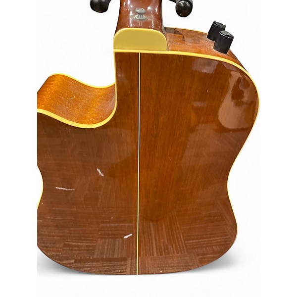 Used Fender la brea Natural Acoustic Guitar