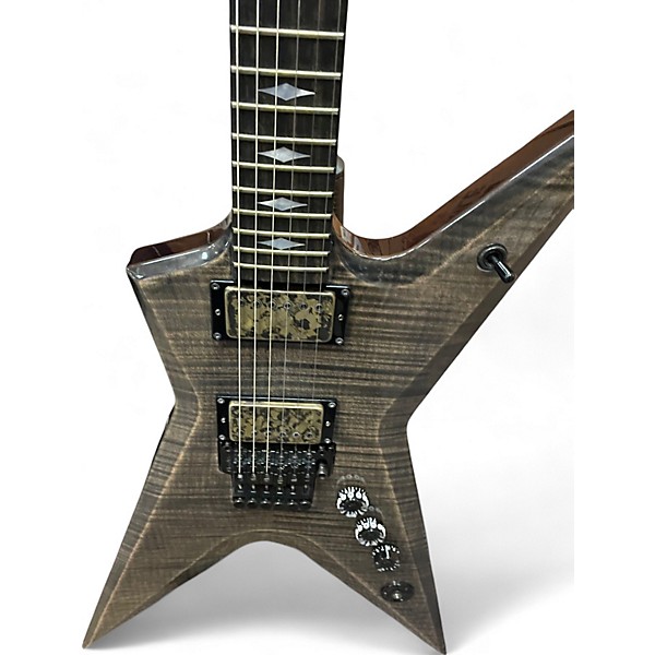 Used Dean Stealth Floyd FM BLACK FADE BURST Solid Body Electric Guitar
