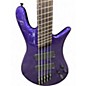 Used Spector NS Dimension 5 Plum Electric Bass Guitar