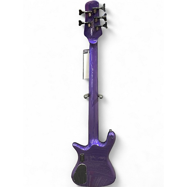 Used Spector NS Dimension 5 Plum Electric Bass Guitar