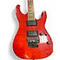 Used ESP LTD M200FM RED TRANS FLAME Solid Body Electric Guitar