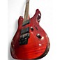 Used ESP LTD M200FM RED TRANS FLAME Solid Body Electric Guitar