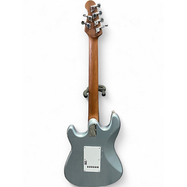 Used Sterling by Music Man Cutlass Silver Solid Body Electric Guitar