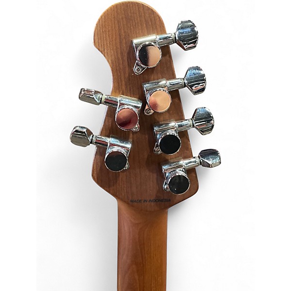 Used Sterling by Music Man Cutlass Silver Solid Body Electric Guitar