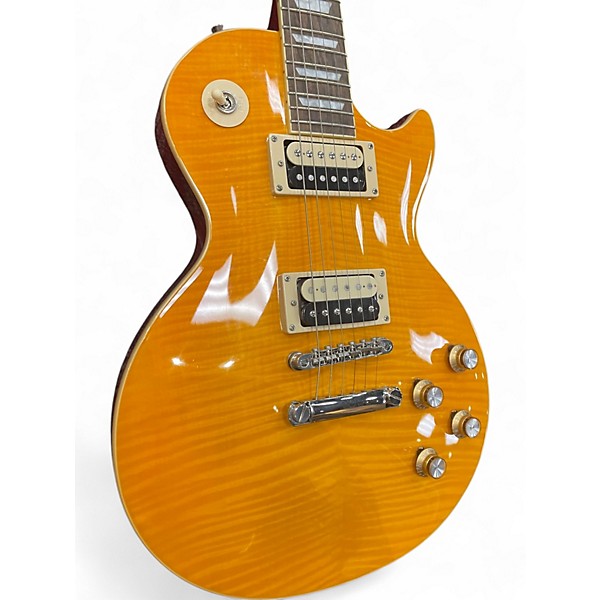 Used Epiphone Slash Signature Les Paul Classic Yellow Solid Body Electric Guitar