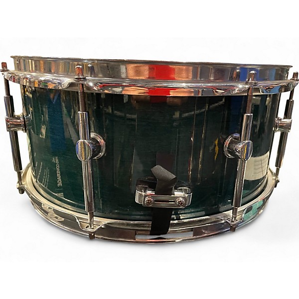 Used Mapex 6.5X14 Mars Pro Series Snare Trans Teal Drum