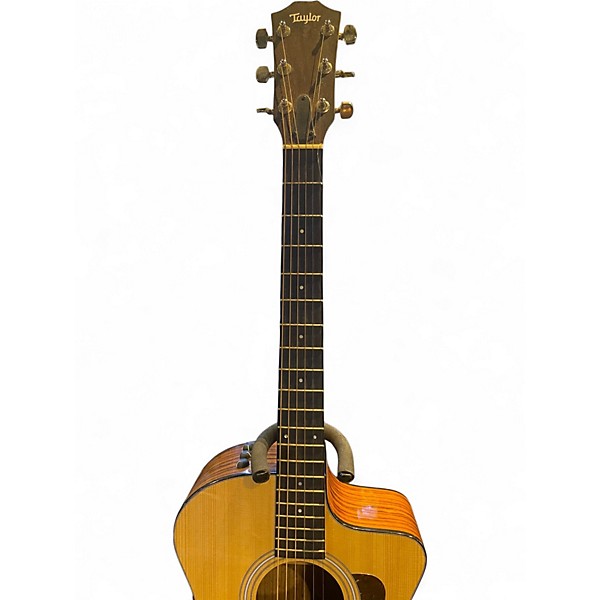 Used Taylor 214CE Deluxe Natural Acoustic Electric Guitar