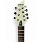 Used Schecter Guitar Research Demon 7 String White Solid Body Electric Guitar