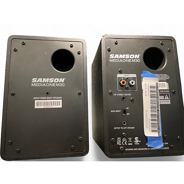 Used Samson MEDIAONE M30 Powered Monitor