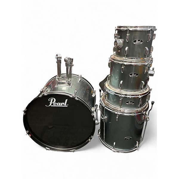 Used Pearl 5 Piece Roadshow  Charcoal Metallic Drum Kit