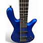 Used Spector Performer 5 Blue Electric Bass Guitar